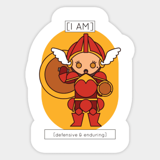 Shield Knight - The Defensive & Enduring Sticker